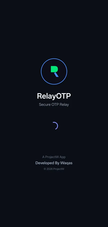 RelayOTP dark mode screenshot 4