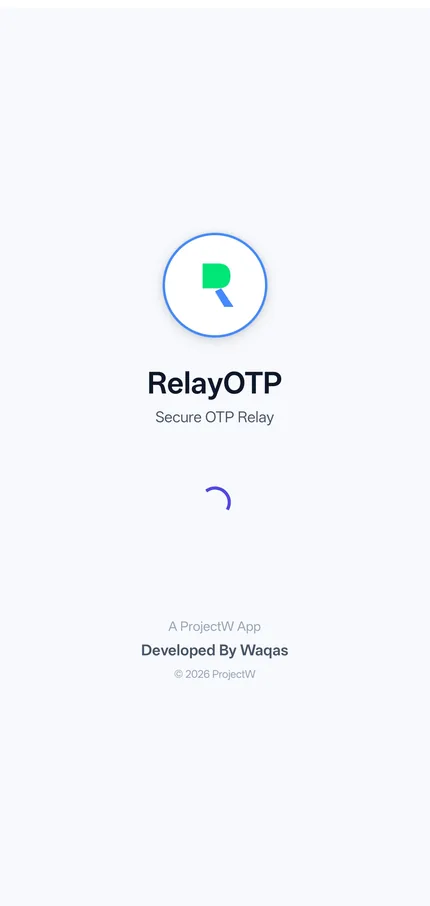 RelayOTP light mode screenshot 1